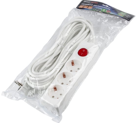 Удлинитель Uniel S-GCU3-7B WHITE UL-00010019