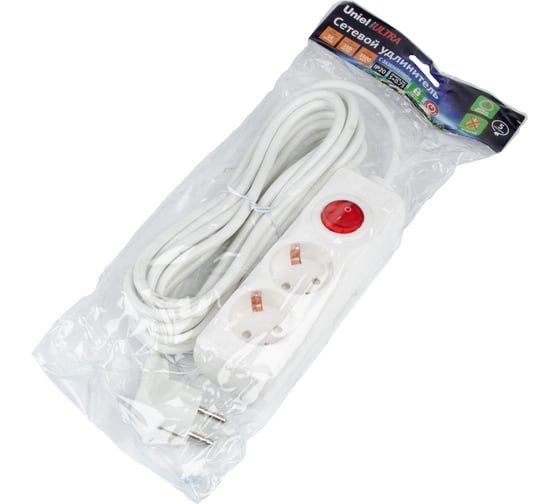 Удлинитель Uniel S-GCU2-5B WHITE UL-00010012