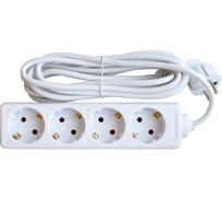 Удлинитель IN HOME 4G-3-SMART 4-х местный 10А с заземляющим контактом 3м 8343 4690612010359