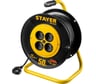 Удлинитель на катушке STAYER "MS 207", 50 м, 2200 Вт, 4 гнезда, ПВС, 55073-50