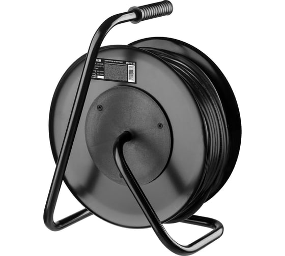 Силовой удлинитель на стальной катушке STAYER PRO 325 КГ 3х2.5, 30м 55076-30
