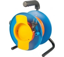 Силовой удлинитель на катушке GLANZEN ПВС 2x0,75 арт. EC-25-001 00-00006528