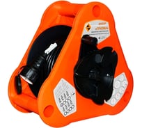 Электрический силовой удлинитель на катушке Энкор Призма 30 м, 1 розетка 69632