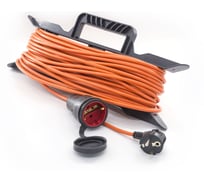 Силовой удлинитель на каркасе Very 1 розетка, ПВС 3x0,75мм², 10А, 2,3кВт, с/з, 20м, (шт.) 89-0-006