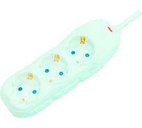 Удлинитель Electraline 3Р без выключателя 3Х1-3М белый 62030