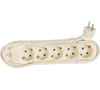 Удлинитель Electraline 5Р без выключателя 3Х1-3М белый 36032