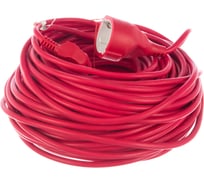 Кабель-удлинитель Electraline H05VV-F 3x1,5-50M, красный 1635