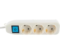 Сетевой удлинитель Electraline с выключателем, с заземлением 1.5 м 62015