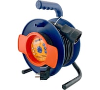 Силовой удлинитель на катушке GLANZEN ПВС 2x1,0 арт. EC-20-002 00-00006532