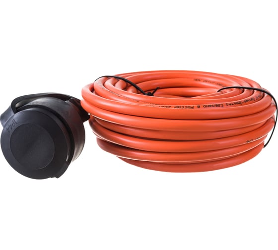 Удлинитель-шнур Gigant с/з ПВС 3х1,5 16A 10м IP 44 INDUSTRY EG PE-015