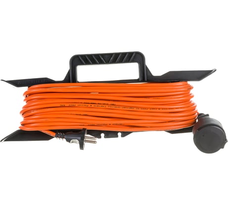 Удлинитель на рамке Gigant б/з ПВС 2х0,75 6A 20м IP 44 PE-006 (Россия)