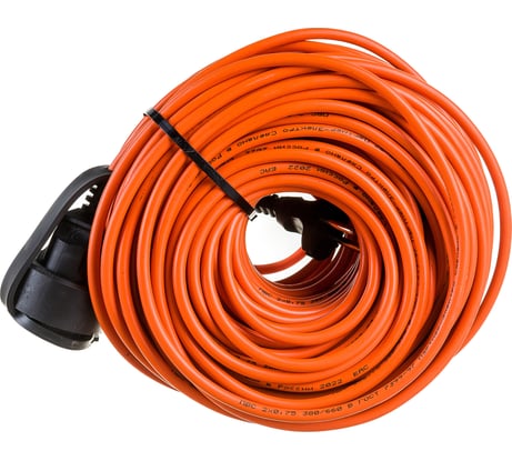 Удлинитель-шнур Gigant б/з ПВС 2х0,75 6A 50м IP 44 INDUSTRY EG PE-017