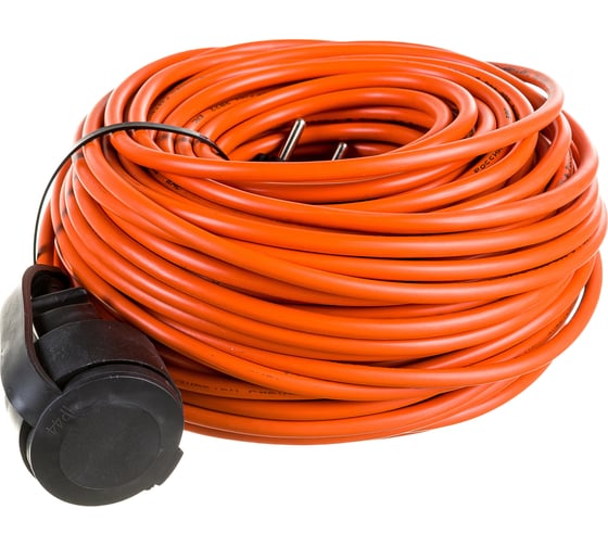 Удлинитель-шнур Gigant б/з ПВС 2х0,75 6A 50м IP 44 INDUSTRY EG PE-017