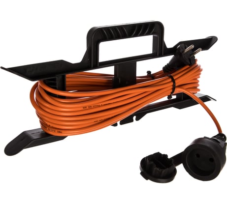 Удлинитель на рамке Gigant б/з ПВС 2х0,75 6A 10м IP 44 INDUSTRY EG PE-007