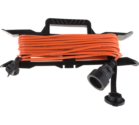 Удлинитель на рамке Gigant б/з ПВС 2х0,75 6A 10м IP 44 INDUSTRY EG PE-007