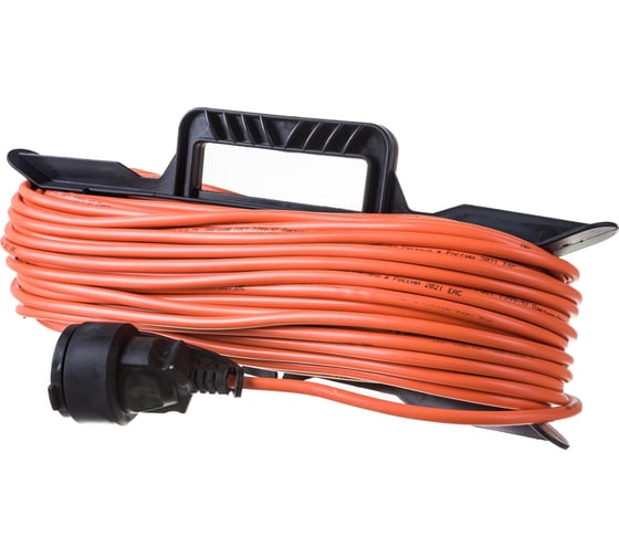Удлинитель на рамке Gigant б/з ПВС 2х0,75 6A 50м IP 44 INDUSTRY EG PE-011