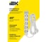 Удлинитель IEK STANDARD У05 5 мест 2P+PE 5м 3х1,5мм2 16А белый 695013 9