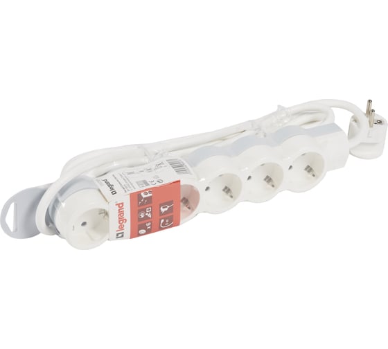 Удлинитель Legrand 6X2К+З 5м. 695018
