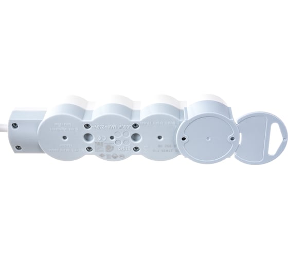 Многорозеточный блок Legrand''Стандарт'' 4 x 2К+З с кабелем длиной 5 м 695008