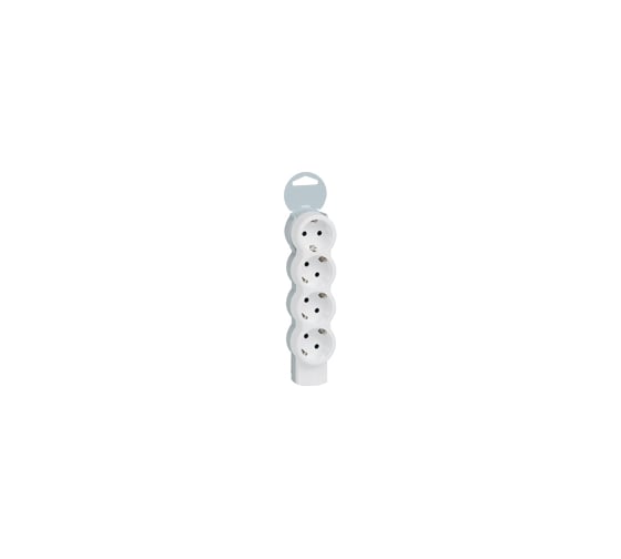 Многорозеточный блок Legrand''Стандарт'' 5 x 2К+З с кабелем длиной 1,5 м 695011