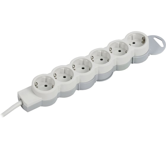 Многорозеточный блок Legrand''Стандарт'' 6 x 2К+З с кабелем длиной 1,5 м 695016