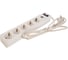 Сетевой фильтр c USB Smartbuy 10А, 5 гнезд, c з/ш, земля, ПВС 3x0,75, 1,8 м, белый SBSP-18U-W 3