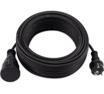 Силовой удлинитель STARWIND ST-PS1.20/FRB-16 3x1.0 кв.мм, 1 розетка, 20м, КГ, 16A, без катушки, черный 1892871