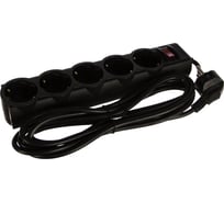 Сетевой фильтр PERFEO POWERX 3,0м 5 розеток черный 30 013 680