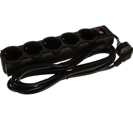 Сетевой фильтр PERFEO POWERX 3,0м 5 розеток черный 30 013 680
