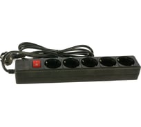 Сетевой фильтр PERFEO POWER+ 1,8м 5 розеток черный 30 012 489
