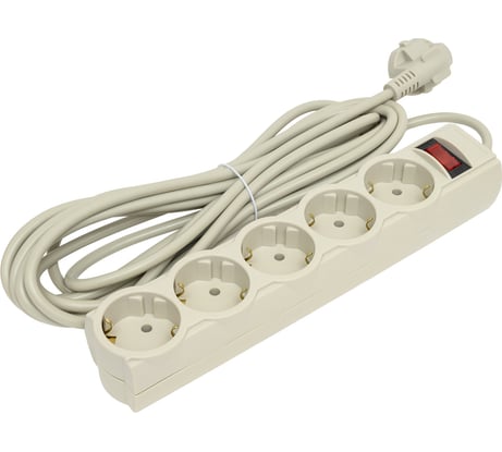 Сетевой фильтр PERFEO POWERX 5,0м 5 розеток серый 30 013 683