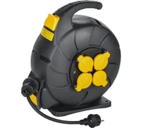 Удлинитель IEK Twist катушка ук15 2p+pe/15м, 3x1,5мм2, КГ, автосмотка, ip44 TW-KP27-16-04-15-44