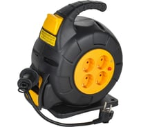 Удлинитель IEK Twist катушка ук10 4мест. 2p+pe/10м, 3x1,5мм2, автосмотка TW-KP27-16-04-10