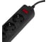 Удлинитель ФАZАс сетевым фильтром FOP-05GS-300-bk 2.2кВт 5х3м с заземлением ПВС 3х0.75 с выкл. черн. 10А IP20 5007642 10