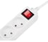 Удлинитель ФАZАFS075-03-300 2,5 кВт ПВС 2х0.75 с выкл. 10А IP20 (3 роз, 3 м, выкл) 5007406 6