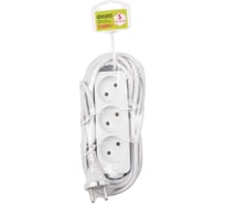 Удлинитель ФАZА 3х5м 10А IP20 FE075-03-500 2.2кВт ПВС 2х0.75 защ. шторки 5000193