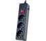 Сетевой фильтр PERFEO POWER+ 3.0 м, 3 розетки, черный (PF-PP-3/3,0-B) 30012497 1