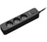 Сетевой фильтр PERFEO POWER STREAM 2500W 3.0 м, 3 розетки, черный 30016432 30016429 1