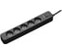 Сетевой фильтр PERFEO POWER STREAM 2500W 1.5 м, 5 розеток, черный 30016443 30016440 1