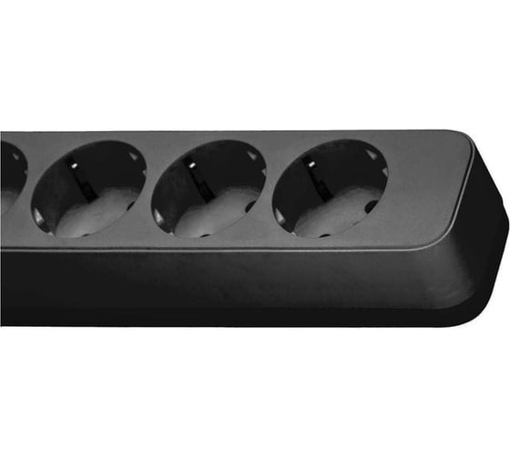 Сетевой фильтр Perfeo POWER STREAM 2500W 5.0 м, 6 розеток, черный 30016448