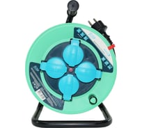 Удлинитель на катушке Jilion UK-4g-50m-Z-IP44 с 4 евророзетками IP44 (с/з) 50м 9535063