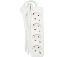 Удлинитель Jilion U-4g-5m-Z-c с 4 евророзетками (с/з) 5 м SIMPLE 9534052