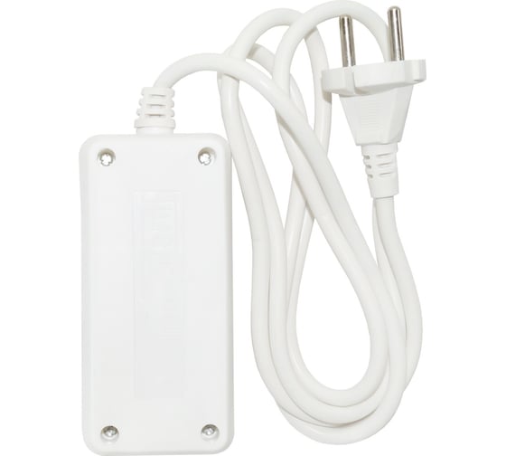 Удлинитель Jilion U-2g-1.5m-c с 2 евророзетками (б/з) 1.5 м SIMPLE 9534021