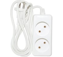 Удлинитель Jilion U-2g-3m с 2 евророзетками (б/з) 3 м 9534122