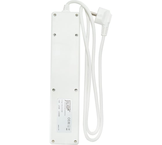 Удлинитель Jilion U-3g-1.5m-Z-V-USB с 3 евророзетками и 2 USB-портами (с/з, с/в) 1.5 м 9534300