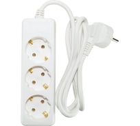 Удлинитель Jilion U-3g-1.5m-Z-c с 3 евророзетками (с/з) 1.5 м SIMPLE 9534045