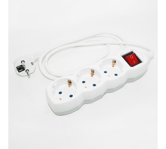 Удлинитель Jilion U-3g-3m-Z-V с 3 евророзетками (с/з, с/в) 3 м 9534161