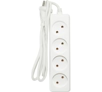 Удлинитель Jilion U-4g-3m-c с 4 евророзетками (б/з) 3 м SIMPLE 9534041