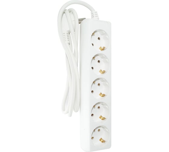 Удлинитель Jilion U-5g-3m-Z-c с 5 евророзетками (с/з) 3 м SIMPLE 9534056