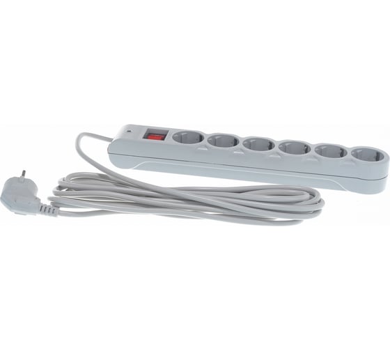 Сетевой фильтр Defender DFS 605 5 м, 6 розеток 99408